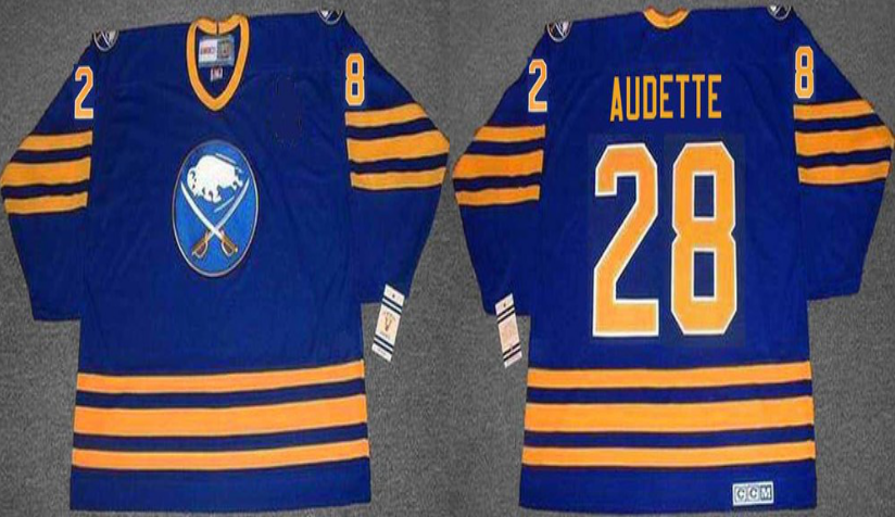 2019 Men Buffalo Sabres #28 Audette blue CCM NHL jerseys